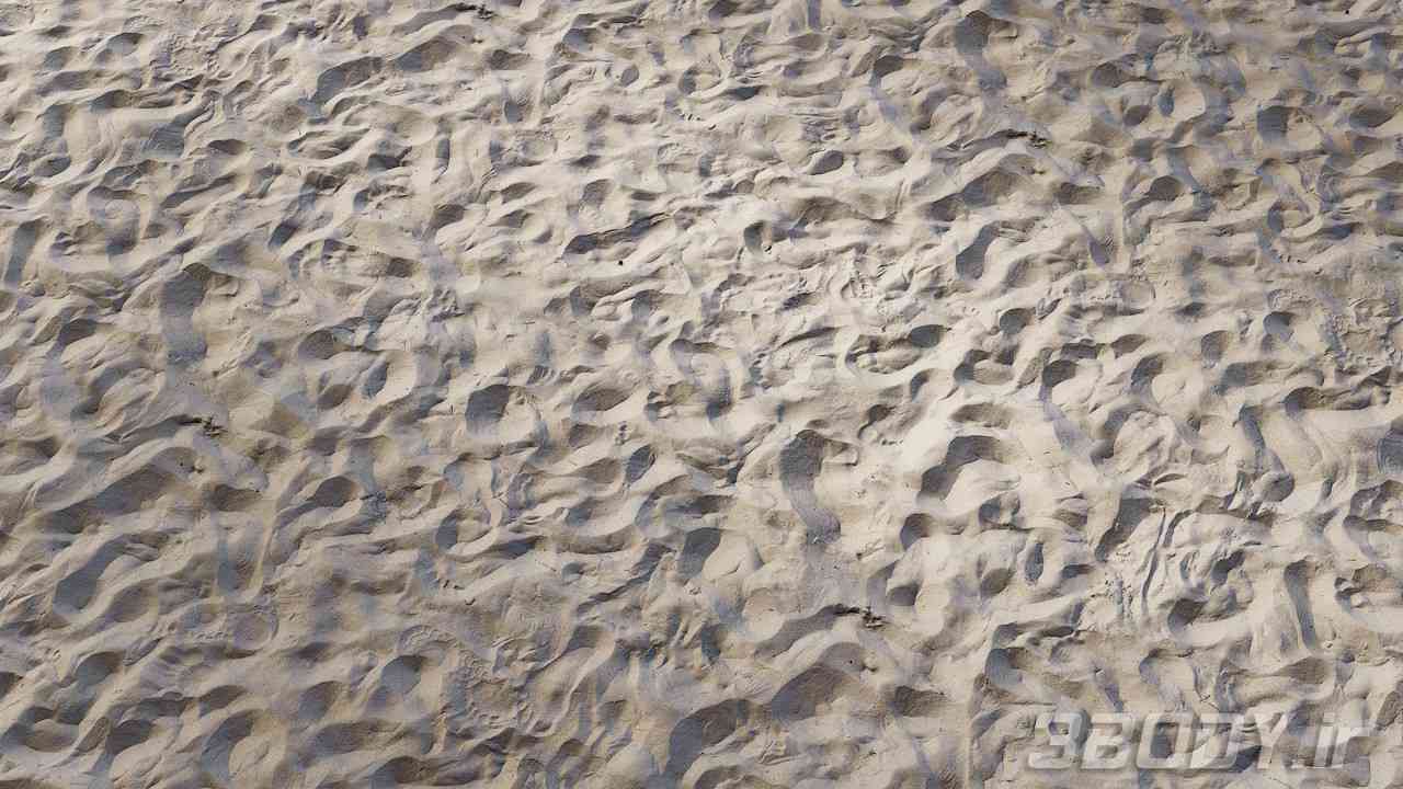 متریال شن دانه ریز fine sand عکس 1